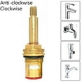 thumbnail image 5 of Mduoduo Shower Bath Tap valve Cartridge Quarter Turn flow Long Tall Stem insert 20 1/2",Anti-Clockwise, 5 of 6