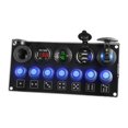 thumbnail image 2 of TISHITA Car Charger Socket Panel Marine Switch Panel for Cars Boats Motorcycles Green, 2 of 8