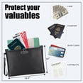 thumbnail image 2 of KANCOKIT Fireproof Money Bag with Lock, 14.2"x 10" Waterproof Safe Fire Proof Documents Bag for Cash, Important Paper, Jewelry, Tablet and Other Valuables, 2 of 7