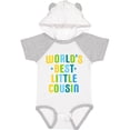 thumbnail image 3 of Inktastic Worlds Best Little Cousin Boys Baby Bodysuit, 3 of 5