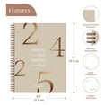 thumbnail image 5 of Rileys & Co Planner 2024-2025 Academic Year, 18-Month Floating Weekly Planner - Modern Weekly & Monthly Agenda Planner (8.5 x 11 inch, Beige), 5 of 7