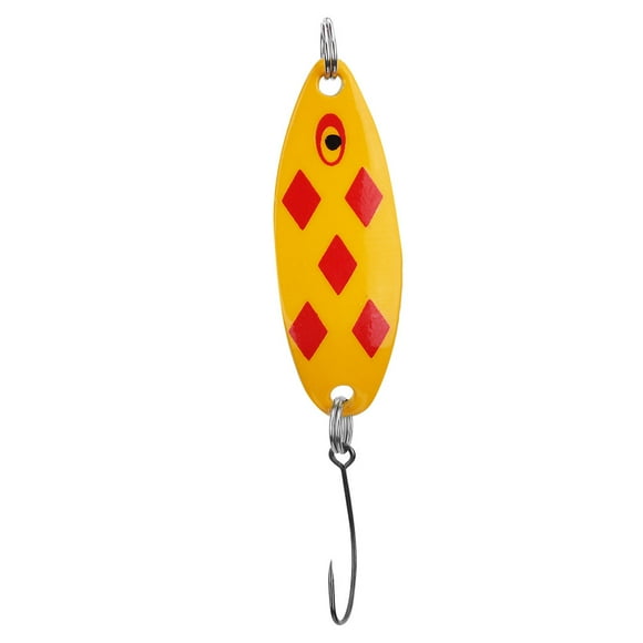 Trout Leurres Oeillets de Truite pour la Pêche Leurres de Truite pour Truite3,5 G / 3,4 Cm (Carré Orange)