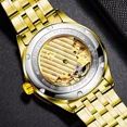 thumbnail image 3 of Reloj Automático Ben Nevis Esqueleto Acero Inoxidab Impermeable Y Luminoso Para Hombre Correa Dorado, 3 of 8