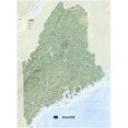 thumbnail image 1 of National Geographic Maps RE01020523 Maine Wall Map - Laminated, 1 of 1