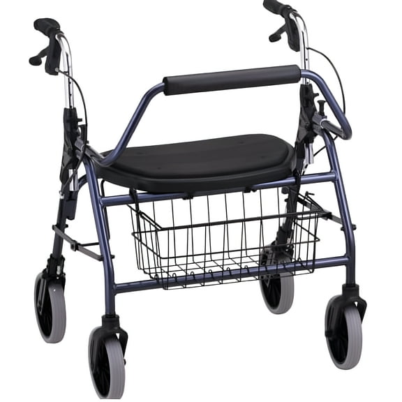 Nova Ortho-Med Mighty Mack Heavy Duty 4 Wheel Rollator - 4216BLEA - 1 Each / Each
