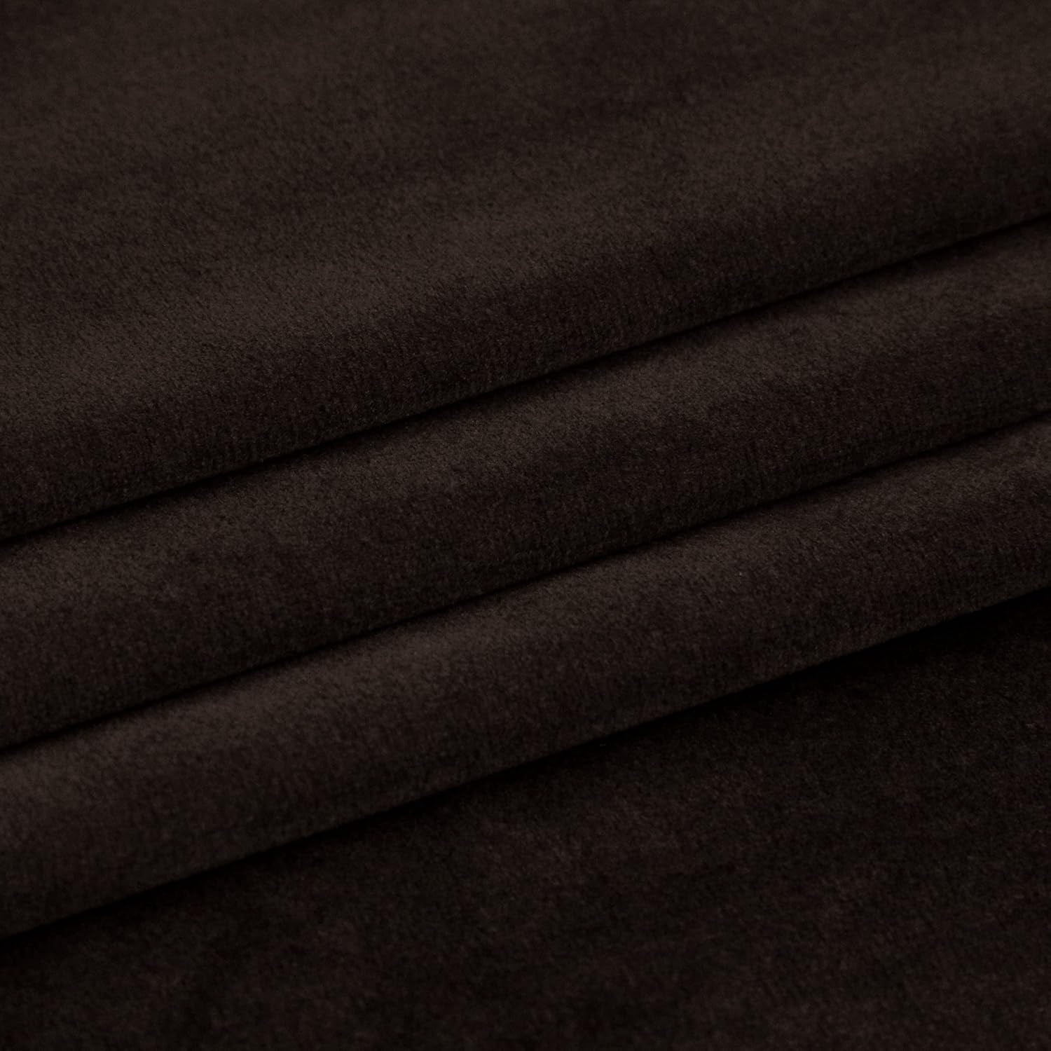 Velvet Curtains with Back Tab and Rod Pocket Soft Privacy Light Filtering Velvet Drapes for Bedroom and Living Room, Set of 2 Panels