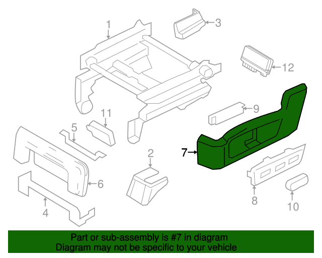 Genuine Ford Side Shield GL7Z-7862187-AC