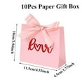 thumbnail image 3 of 10-Pack Valentine's Day Gift Boxes, Hot Stamping Love Ribbon Favor Boxes, Holiday Party Decoration Boxes, Charming "Love" Design Ideal for Valentine's Gifting, 3 of 6