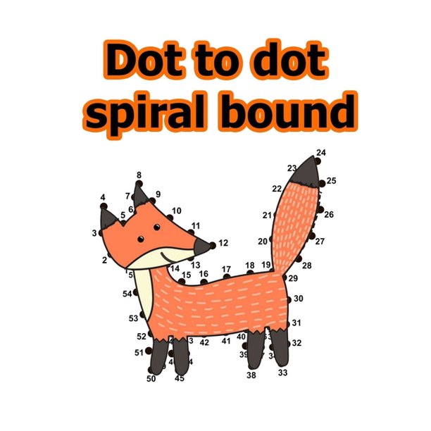 dot to dot spiral bound Follow The Dots Connect the Dots Book for