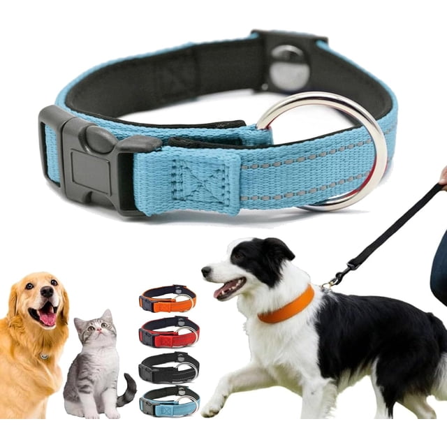 Collier Magnétique pour Chien Pawlibération, Collier Magnétique pour Chien, Pawlibération pour Chiens, Matériau + Boucle Robuste, Collier Réfléchissant à Double Couche Imperméable, Parfait pour Chiens Âgés (C4)