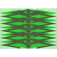 thumbnail image 1 of Ahgly Company Machine Washable Indoor Rectangle Transitional Neon Green Area Rugs, 8' x 10', 1 of 7