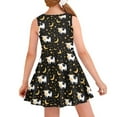 thumbnail image 2 of FOR U DESIGNS Cow Moon Summer Sleeveless Tank Dress Breathable Self Cultivation Jumpskirt Holiday Party Gifts Dresses for Kids Girl 3-4 Years Old Casual Sundress, 2 of 6