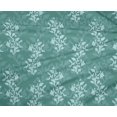 thumbnail image 4 of oneOone Polyester Lycra Fabric Leaves & Floral Block Printed Craft Fabric BTY 56 Inch Wide, 4 of 4