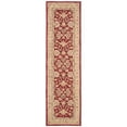thumbnail image 3 of SAFAVIEH Anatolia Tracy Traditional Wool Area Rug, Red/Ivory, 6' x 6' Round, 3 of 9