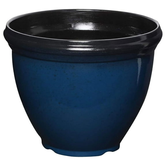 12" Blue HRITGE Planter