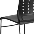 thumbnail image 6 of Bowery Hill Metal/Plastic Ergonomically Stacking Chair in Black, 6 of 7