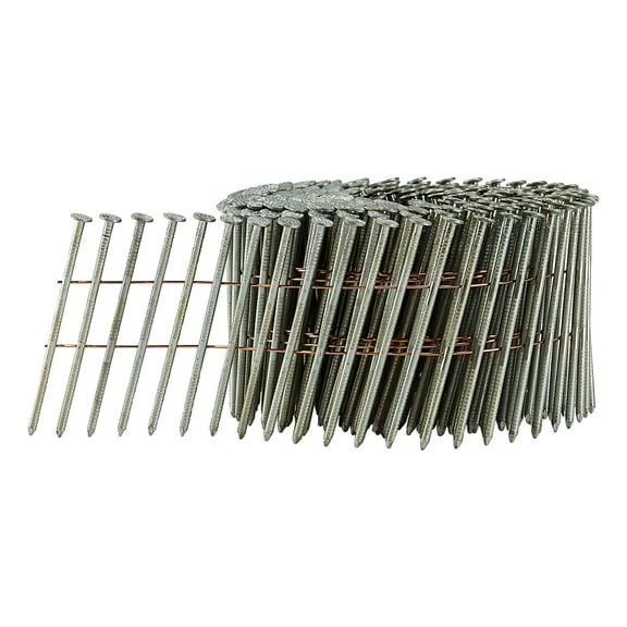 Freeman SNRSG92-25WC 15 Degree 2-1/2" Wire Collated Galvanized Ring Shank Coil Siding Nails (3600 Count)