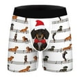thumbnail image 4 of KKBOTIVE Festive DIY Underwear for Mens - Printed For Comfort Fashion Holiday Themed Briefs For Men's Everyday Wear Black Size: L, 4 of 4