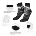 thumbnail image 5 of Naloa Geometric Bull Design Ankle Socks for Women Non Slip Socks No Show Socks Classic Low Cut Casual Socks Casual Socks, 5 of 7