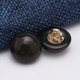 thumbnail image 1 of Nvzi 20 botones negros de 11,5 mm para coser - Botones de resina y aleación para cierres de costura - Ideales para diversas manualidades y decoración de prendas de vestir, 1 of 4