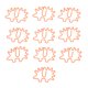 thumbnail image 3 of Lindos clips de papel, 100 piezas, clips de papel pequeños portátiles, clips de papel de oficina, multifuncionales, 3 of 14