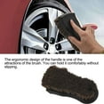 thumbnail image 1 of Car Cleaning Brush, Soft Horse Hair Detailing Brush Non-Slip Handle Wash Vehicle Brush for Rim Chassis, Radiator Grille, 1 of 5