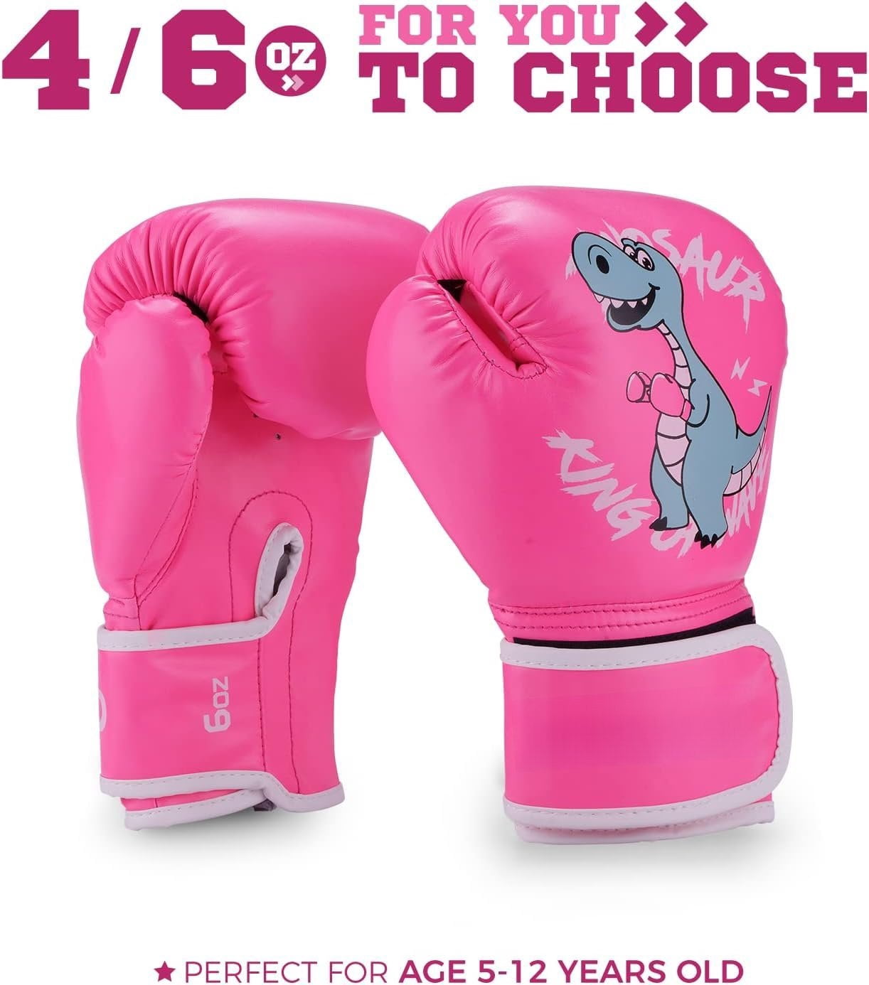 Boxing Gloves for Boys and Girls, Youth Boxing  Gloves for  3-15, 4&6OZ Punching Bag Kickboxing Thai Mitts MMA  Sparring Gloves