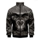 thumbnail image 2 of Chaqueta con cremallera y cuello alto 3D de Monkey Animel para hombre y mujer, chaqueta informal de manga larga, ropa de alta calidad, 2 of 4