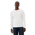 thumbnail image 1 of Remera de Hombre GAP Manga Larga Cuello Redondo Suave Blanca XL, 1 of 1