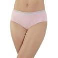 thumbnail image 2 of Fruit Of The Loom Womens Low-Rise Brief Panties 6-Pack, 9, Assorted Heathers, 9, 2 of 6