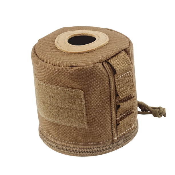 Caja de s para acampar al aire libre, bolsa de almacenamiento, caja de almacenamiento de papel, organizador colgante Marrón BLESIY Titular de papel de caja de pañuelos