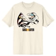 thumbnail image 6 of Soul Eater Maka Albarn & Black Star Clash Crew Neck Short Sleeve Natural Men's T-shirt-XL, 6 of 7