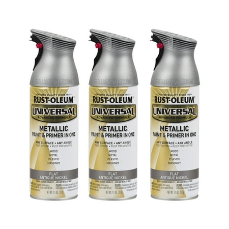 (3 Pack) Rust-Oleum Universal All-Surface Metallic Spray