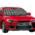 thumbnail image 2 of Kdxio Colorful Pineapples Print Front Windshield Sun Shade,Folding Auto Sunshade for Car Truck SUV-Small, 2 of 7