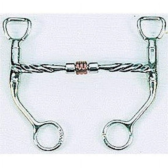 Myler MB 03T Comfort Snaffle: Sweet Iron, Copper Roller - 5 Inch