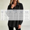 thumbnail image 2 of cocolona Tunic Sweatshirts for Women Long Sleeve Lapel Half Zip Pullover Tops Casual Loose Curved Hem Workout Sweatshirts, 2 of 7