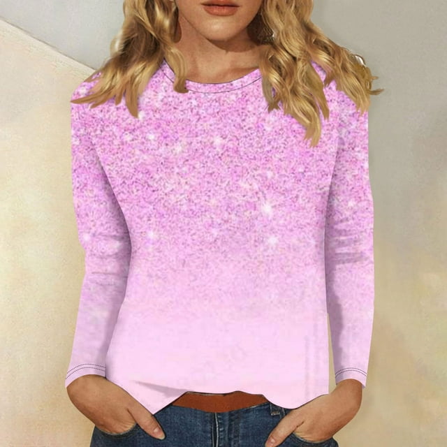 Blusas Wancir de manga 3/4 para mujer, camisetas casuales de manga tres cuartos, cuello redondo, lindas blusas tipo túnica, blusas de verano para mujer 2024