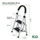 thumbnail image 5 of Escalera Tubular Plegable KingsHouse RY-M2 Acero 2 Escalones, 5 of 7