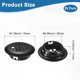 thumbnail image 3 of Uxcell Paquete de 20 Respiraderos de Soffit Circulares, 25mm/0.98 Pulgadas de Malla de Ventilación Redonda de Acero Inoxidable para Baño Hogar/ Oficina/Cocina/Armario/Guardarropa [Negro], 3 of 7