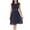Blue, variant on Pisexur Cocktail Dresses for Women Fashion Front Slit Ruffle Hem Wedding Guest Dress Soild Color Flowy Flutter Sleeve Lace Prom Dress Classy Formal Wedding Guest Dress Midi Dress S-2XL Black