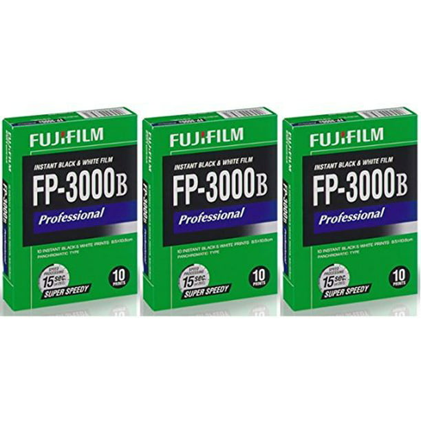 Fujifilm Fp 3000b Professional Instant B W Film 30 Pictures Walmart Com Walmart Com