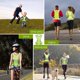 thumbnail image 5 of Chaleco reflectante para correr chaleco de seguridad con tiras reflectantes chaleco para caminar y andar en bicicleta, 5 of 6