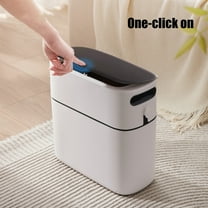PATLOLLAV Bathroom Trash Cans with Lids 4.5 Gallon Motion Sensor Automatic Privacy Garbage Can Smart Dogproof Trash Bin for Bedroom,Office,Toilet,RV,Kitchen Supplies