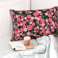 thumbnail image 4 of Kdxio Cotton Pillow Cases 20"x30" Pillowcases,Soft and Breathable Bedroom Pillow Cases-Trendy Floral-No Pillow Core, 4 of 5