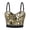 Gold, variant on Bras for Women Sports No Underwire Corset Tank Top Spaghetti Strap Bustier Beaded Reflective Sparkly Clubwear