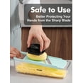thumbnail image 6 of Geedel Professional Mandoline Slicer, Multi Purpose Vegetable Slicer Cutter for Kitchen, Vegetable Cutter Onion Slicer for Veggie Fruit Cheese, 6 of 8