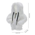 thumbnail image 3 of RUINIXCW 7 Inch Desk Goose Outfits Desk Duck Outfit Mini Porch Goose Outfit Funny Hooded Sweatshirt for Desktop Goose Figurine Fall Winter Desk Goose Clothes Table Centerpieces Decor (No Goose), 3 of 10