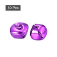 thumbnail image 3 of Jingle Bells, 1"(25mm) 80 Pack Small Bells for Crafts DIY Christmas, Purple, 3 of 5