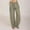 Green, variant on Zorckvet Linen Pants for Women Summer Casual High Waisted Drawstring White Beach Pant