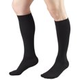 thumbnail image 1 of Truform Bas de Compression de Longueur Courte 20-30 mmHg pour Hommes et Femmes, Longueur Réduite, Bout Fermé, Noir, Grand, 1 of 7